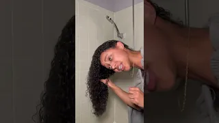 Fastest curly hair wash day 💨 #washday #curlyhair #selfcare #curlyhairroutine