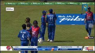 Shahab alam wicket Taking bowling / Nepal vs Malaysia