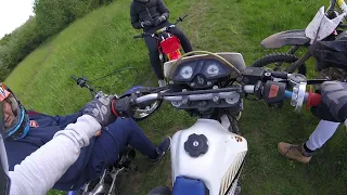 2 Lexmoto adrenaline's go off roading (crash)