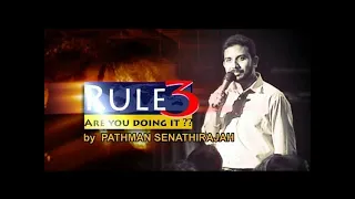 Rule 3 By Pathman Senathirajah HINDI