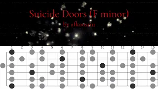 Polyphia style backing track / trap guitar type beat in F minor (Suicide Doors)