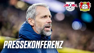 Pressekonferenz nach RB Leipzig - Bayer Leverkusen | Bundesliga