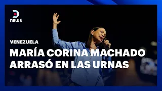 Elecciones primarias opositoras en Venezuela, María Corina Machado arrasó en las urnas - #DNEWS