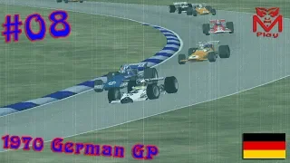 F1 Challenge VB | R.08 - 1970 German GP | (Mistakes galore!)