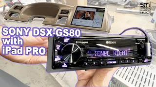 LET'S TEST Sony DSX-GS80 car stereo with iPad PRO