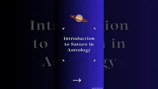 🪐Saturn in Astrology Meaning Explained. #saturn