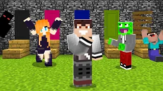 NIE WYBIERZ ZŁYCH DRZWI WOJANOWIC w Minecraft! (WOJAN, PALION, KATI, NOOBEK, ON)