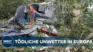 Nach HITZE kommen UNWETTER: Todesopfer in Österreich, auf Korsika und Italien