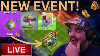 NEW Clash With Haaland Event! | Clash of Clans LIVE #ClashwithHaaland