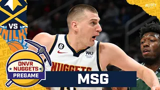 Nikola Jokic and the Denver Nuggets head to Madison Square Garden | DNVR Nuggets Pregame