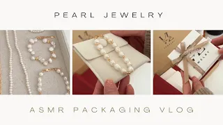 ASMR Jewelry Packaging - Pearl necklaces and Bracelets
