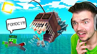 POTWÓR ZJADŁ BOLA w Minecraft! *pomocy*