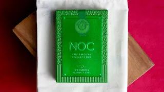 Green the color of ENVY!!! NOC Luxury - EMERALD Foil Playing Cards Review!