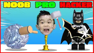 Foil Turning 3D!? NOOB vs PRO vs HACKER! In Real Life!  Kids Gameplay