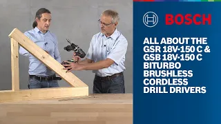 All about the GSR 18V-150 C & GSB 18V-150 C BITURBO Brushless cordless drill drivers