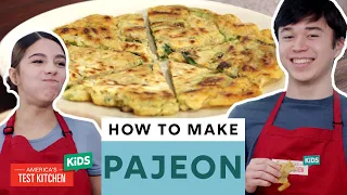 How to Make Pajeon (Korean Scallion Pancakes) | America's Test Kitchen Kids