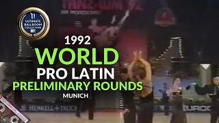 1992 World Professional Latin Preliminary Rounds - Munich