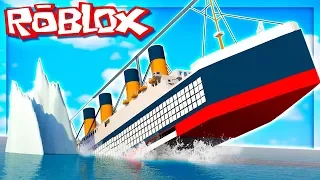 Playing Roblox Titanic