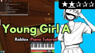 siinamota - Young Girl A (EASY Roblox/Virtual Piano Tutorial)