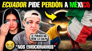 🇪🇨 ECUADOR le PIDE *PERDÓN a MÉXICO* con esta CANCIÓN 😭🇲🇽 Mis sobrinos reaccionan