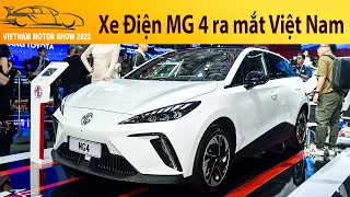 Xe Điện MG 4 sạc một lần đi 350 km, giá khoảng 500 sẽ rất HOT - Vietnam Motor SHow 2022