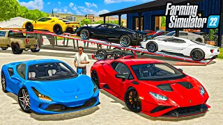 BUILDING A SUPERCAR DEALERSHIP FROM SCRATCH! (IAN'S IMPORTS) | Farming Simulator 22