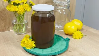 Dandelion syrup for cough, aching muscles and arthritis