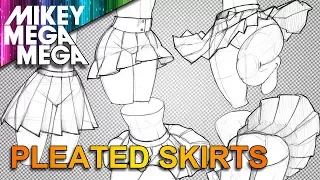 How To Draw SKIRTS FROM BASIC SHAPES