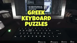 How to solve the Greek keyboard/computer puzzle in Daymare: 1998