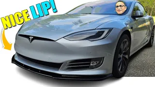 TESLA Model S | Front Lip Spoiler | Complete INSTALL Guide