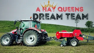 The Massey Ferguson 5S.145+1842S = A Haying Queens Dream Team