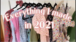 What I made in 2021 | all of my sewing projects (well almost all)