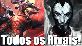 TODOS os RIVAIS da História de League of Legends