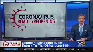 Goldman Sachs Employees Returning To Office June 14