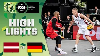 Latvia v Germany | Men Play - In | Highlights | Crelan FIBA 3x3 World Cup 2022