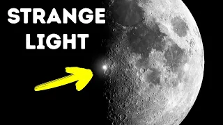 There's a Mysterious Light On The Moon