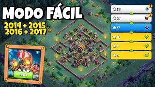 SUPER FÁCIL! COMO COMPLETAR OS NOVOS DESAFIOS DE 2017/16/15/14 DE 10 ANOS DE CLASH OF CLANS