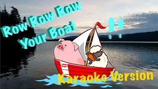 Super Cute Row Row Row Your Boat | SING-ALONG VERSION | KiddiRhymes