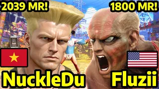 🔥STREET FIGHTER 6 ➥ NuckleDu (GUILE ガイル) VS. Fluzii (DHALSIM ダルシム)  MASTER RANKS🔥