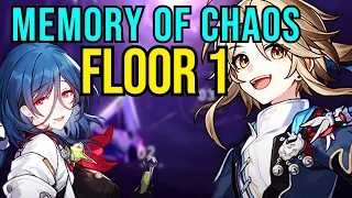 Yanqing VS Gepard First Clear | Memory of Chaos Floor 1 Second Half | Builds & Showcase