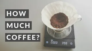 The Best Coffee to Water Ratio: How much coffee should you use?