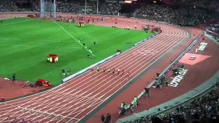 Men's 100m final - London 2012 Olympics - Usain Bolt - 9.63 seconds!