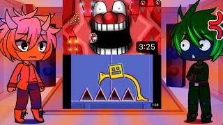 Too kiD frIEndly reacts to Madness & Cursed geometry dash images