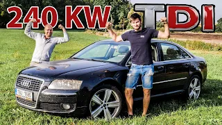 Koupili jsme NEJLEVNĚJŠÍ Audi A8 s V8 v Evropě! | Nejlevnější luxus #1