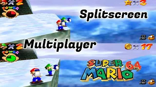 Super Mario 64 Splitscreen on the N64