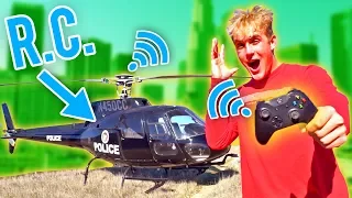 I MADE THIS HELICOPTER REMOTE CONTROLLED!!! (INSANE)