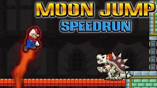 [TAS] New Super Mario Bros DS Moon Jump Cheat Speedrun (2M views special)