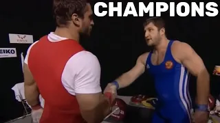 Akkaev v Klokov at 2011 World Weightlifting Championships