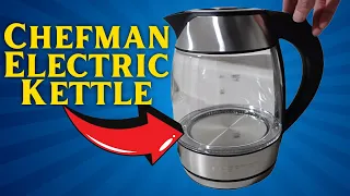 Chefman Electric Glass Kettle with Tea Infuser (UNBOXING and REVIEW!)