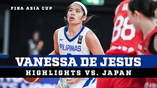 Vanessa De Jesus FIBA Asia Cup Highlights vs. Japan